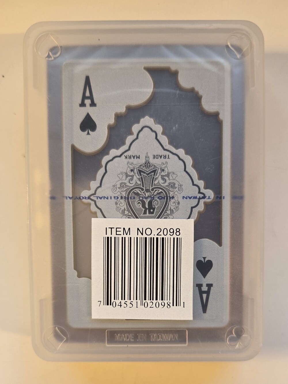 Waterproof Transparent Playing Cards - New In Case - Picture 3 of 8